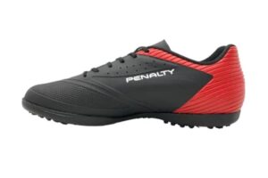 Chuteira Society Penalty Garra Y Masculina - Preto-Vermelho