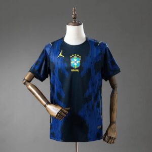 Camisa Tailandesa Brasil 1.1 Torcedor Azul e Preta Premium