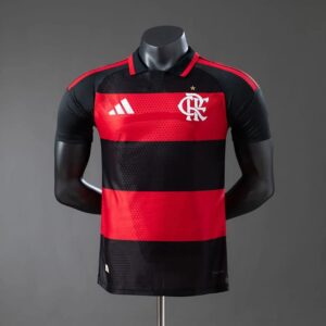 Camisa Flamengo 2026/27 versão jogador nas cores vermelho e preto