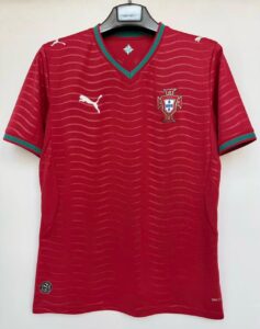 Camisa Portugal vermelha Puma 2025/26 tailandesa 1.1 masculina