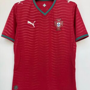 Camisa Portugal vermelha Puma 2025/26 tailandesa 1.1 masculina