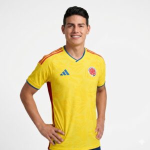 Camisa Colômbia amarela Adidas tailandesa 1.1 masculina