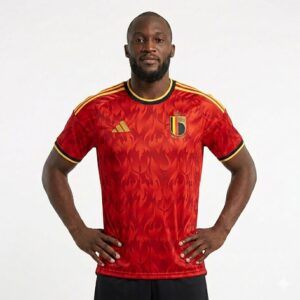 Camisa Seleção Bélgica vermelha tailandesa 1.1 modelo torcedor