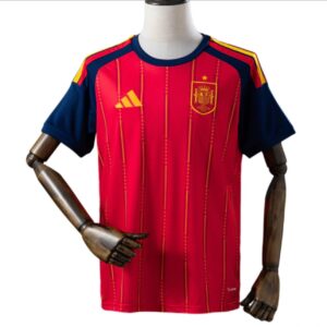 Camisa da Seleção da Espanha vermelha e azul modelo torcedor tailandesa 1.1 2026/27