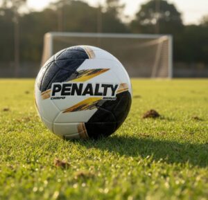 Bola Futebol Campo Penalty Bravo XXIII dourada tamanho 5 oficial