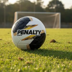 Bola Futebol Campo Penalty Bravo XXIII dourada tamanho 5 oficial