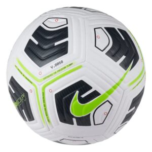 Bola de futebol Nike recreativa branca preta e volt tamanho 5