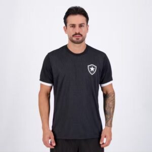 Camisa Botafogo Renascer preta masculina Braziline
