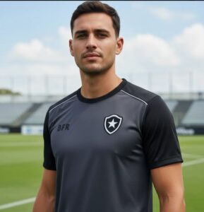 Camisa oficial de treino Botafogo Braziline preta masculina