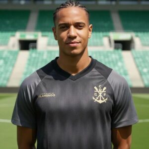 Camisa Flamengo Braziline confeccionada em tecido leve e confortável, ideal para o dia a dia, prática esportiva e para demonstrar toda a paixão pelo Rubro-Negro.