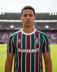 Camisa Fluminense 2025 Tailandesa 1.1 tricolor verde grená branca